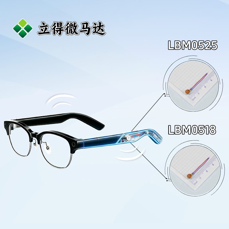 立得马达选型推荐：AI智能眼镜